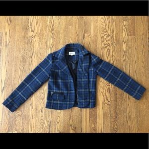 Forever 21 Plaid Pea coat size Small